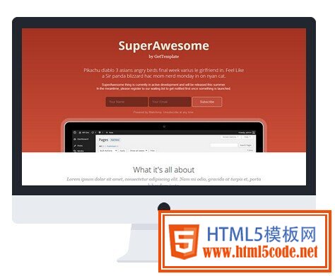 優秀Html5響應式模板