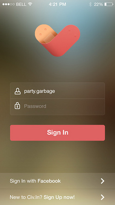 app登錄界面設計5